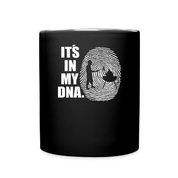 Grillen und Camper Geschenkidee - Tasse einfarbig - Schwarz - Vorne