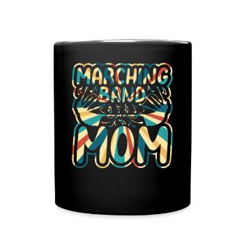 Marching Band Mom Bagpipe Instruments Cornemuse Cornemuse - Mug uni - noir - Devant