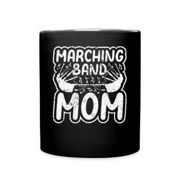 Marching Band Mom Bagpiping Mom Bagpilper Musicien - Mug uni - noir - Devant