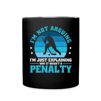 Je ne discute pas, j’explique simplement pourquoi - Mug uni - noir - Devant