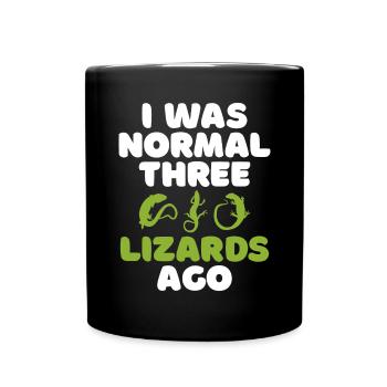 Lizard Lover Lizard Gift Lizard Propriétaire - Mug uni - noir - Devant