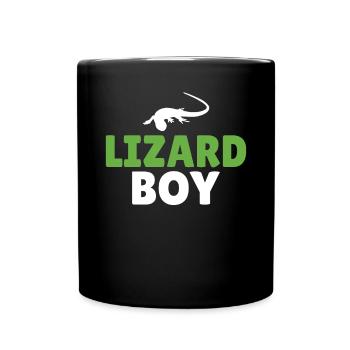 Eidechsenliebhaber Eidechse Geschenk Eidechse Besitzer - Tasse einfarbig - Schwarz - Vorne