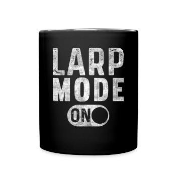 Larp Mode On Role-playing game LARP - Full Colour Mug - black - Front
