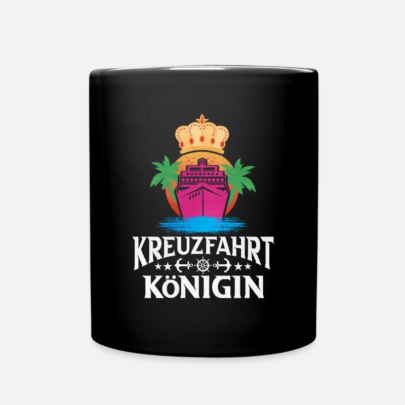 Kreuzfahrt - Tasse einfarbig - Schwarz