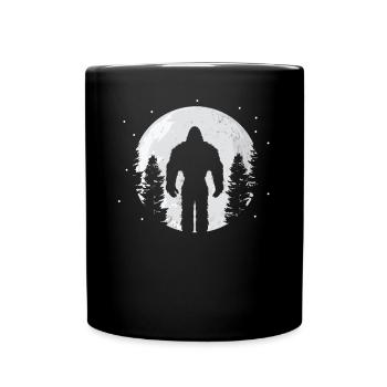 Full Moon Astrology Astronomy Eclipse Moon Phase - Full Colour Mug - black - Front