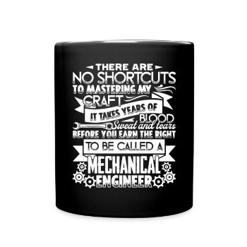 To Be Called A Mechanical Engineer - Full Colour Mug - black - Front