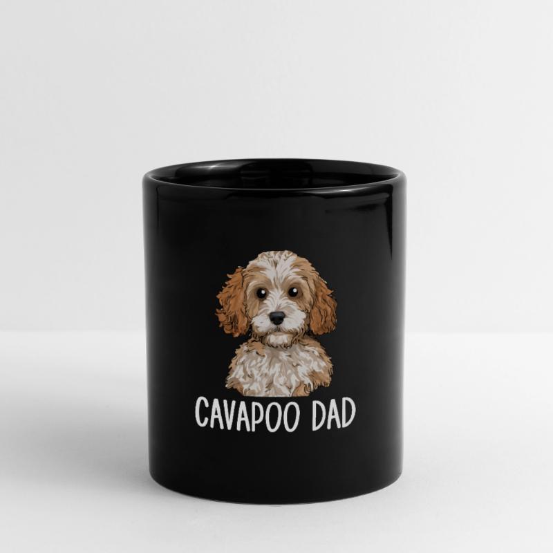 Cavapoo Dad, Cavapoo Full Colour Mug