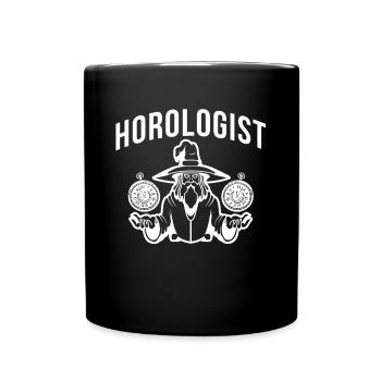 Chemise d’horlogerie Cadeau Horloger - Mug uni - noir - Devant