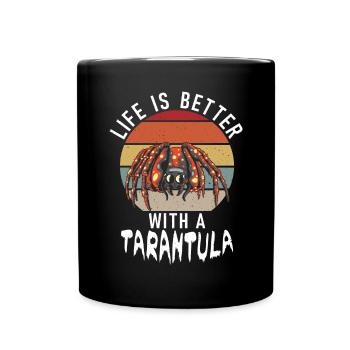 Spider Lover Gifts - Full Colour Mug - black - Front