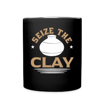 Seize the Clay - Full Colour Mug - black - Front