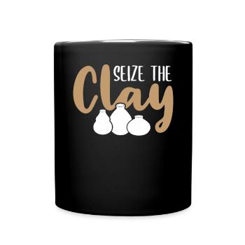 Seize the Clay - Full Colour Mug - black - Front