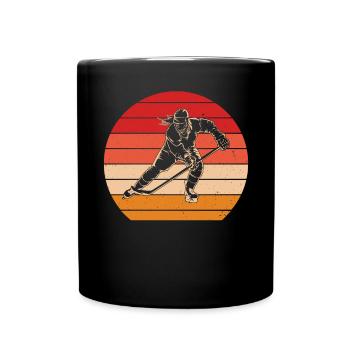 Tais-toi et emmène-moi jouer au hockey - Mug uni - noir - Devant