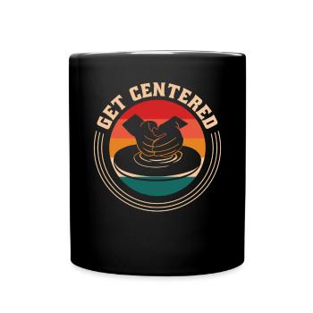 Get Centered - Full Colour Mug - black - Front