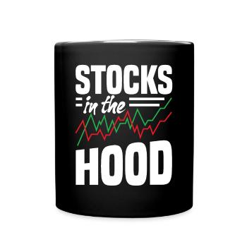 Stocks In The Hood Trading Day Investor Day - Full Colour Mug - black - Front