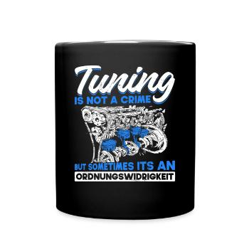 L’accord n’est pas un crime mais un Ordnungswidrigkeit - Mug uni - noir - Devant