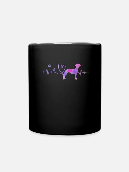 Whippet - Mug uni - noir