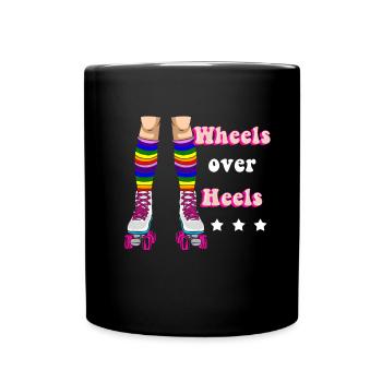 Patins à roulettes Patineurs à roues alignées Patins à roues alignées - Mug uni - noir - Devant
