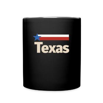 Texas Cadeau Huston Austin Dallas El Paso Rodeo - Mug uni - noir - Devant