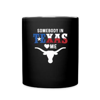 Texas - Mug uni - noir - Devant