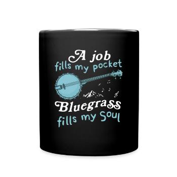 Banjo - Full Colour Mug - black - Front