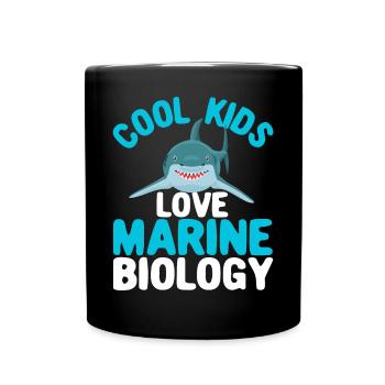 Funny marine biologist - Full Colour Mug - black - Front