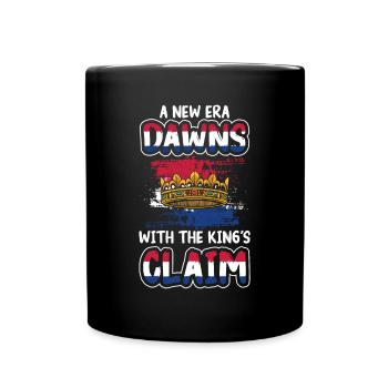 A New Era Dawns With The Kings Claim - Tasse einfarbig - Schwarz - Vorne