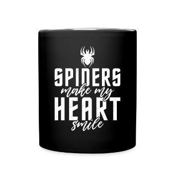 Spider Lover Gifts - Full Colour Mug - black - Front