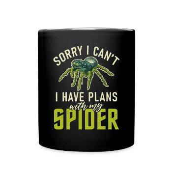 Spider Lover Gifts - Full Colour Mug - black - Front