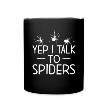 Spider Lover Gifts - Full Colour Mug - black - Front