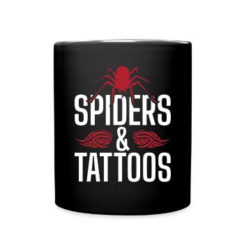 Spider Lover Gifts - Full Colour Mug - black - Front