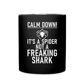 Spider Lover Gifts - Full Colour Mug - black - Front