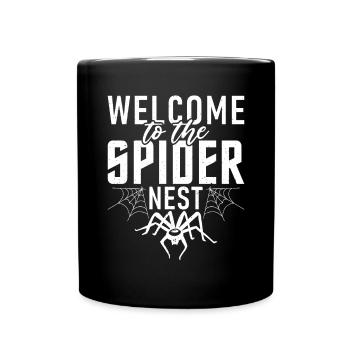 Spider Lover Gifts - Full Colour Mug - black - Front