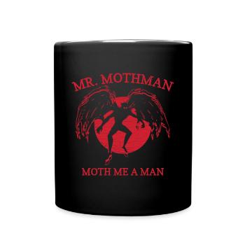 Mothman Kryptozoologie - Tasse einfarbig - Schwarz - Vorne