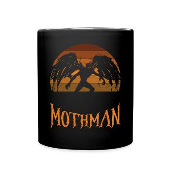 Kryptozoologie Mothman - Tasse einfarbig - Schwarz - Vorne