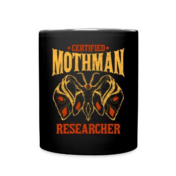 Kryptozoologie Mothman - Tasse einfarbig - Schwarz - Vorne