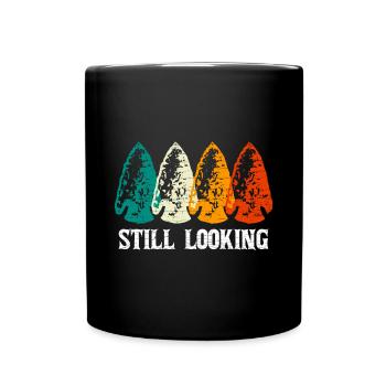 Arrowhead Hunter Pfeilspitzen Speerspitzen - Tasse einfarbig - Schwarz - Vorne