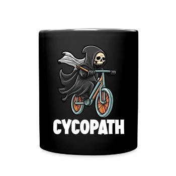 Mountainbike Cycopath - Tasse einfarbig - Schwarz - Vorne