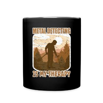 Sondes de détection de métaux - Mug uni - noir - Devant