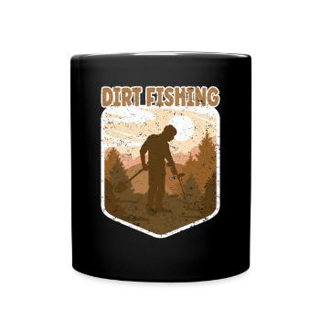 Sondler Dirt Fishing - Full Colour Mug - black - Front
