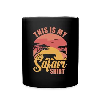 Safari - Tasse einfarbig - Schwarz - Vorne
