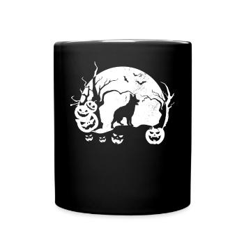 Australian Cattle Dog - Full Colour Mug - black - Front