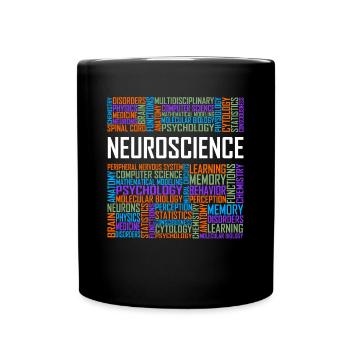Neuroscience - Words - Full Colour Mug - black - Front