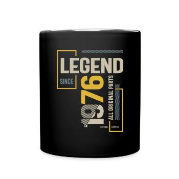 Legend Since 1976 47 birthday - Full Colour Mug - black - Front