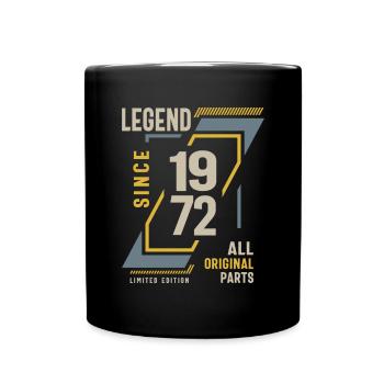 Legend Since 1972 51 birthday - Full Colour Mug - black - Front