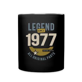 Legend Since 1977 46 birthday - Full Colour Mug - black - Front