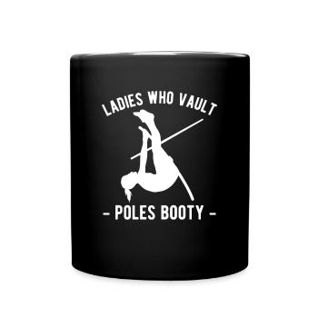 Chemise de saut à la perche Citation cadeau - Mug uni - noir - Devant