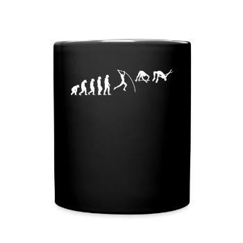 Evolution Pole Vault Chemise Cadeau - Mug uni - noir - Devant