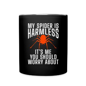 Spider Lover Gifts - Full Colour Mug - black - Front