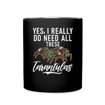 Spider Lover Gifts - Full Colour Mug - black - Front