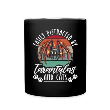 Spider Lover Gifts - Full Colour Mug - black - Front